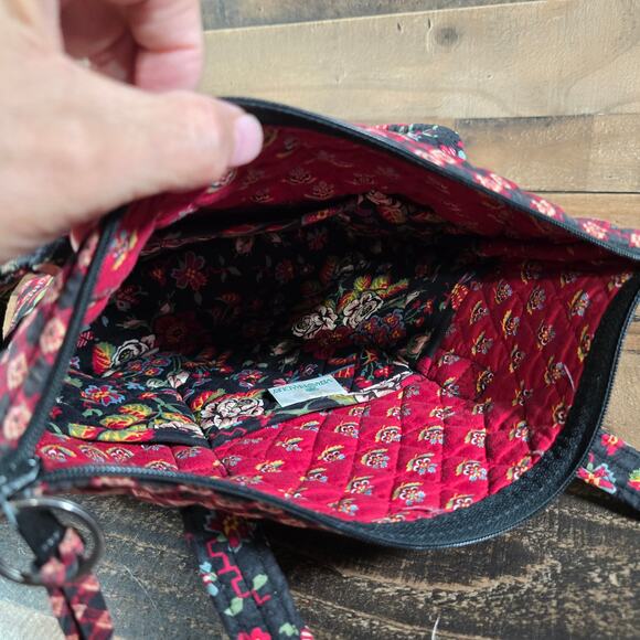 Vera Bradley Anastasia Pattern Handbag Tote Lots of Pockets - Picture 3 of 3